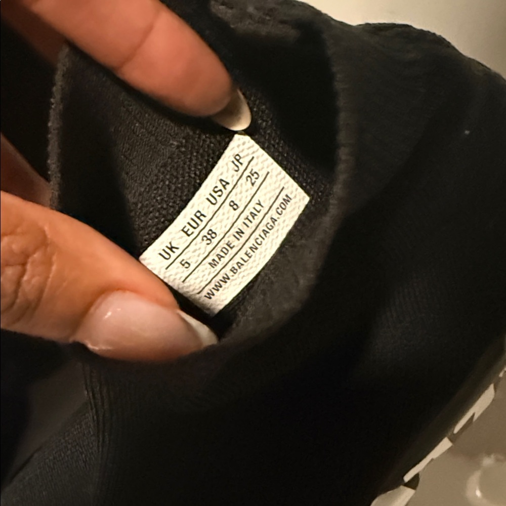 Balenciaga Black Sock Sneakers - Picture 5 of 5